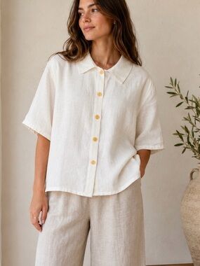 FLAX linen top ⛱️